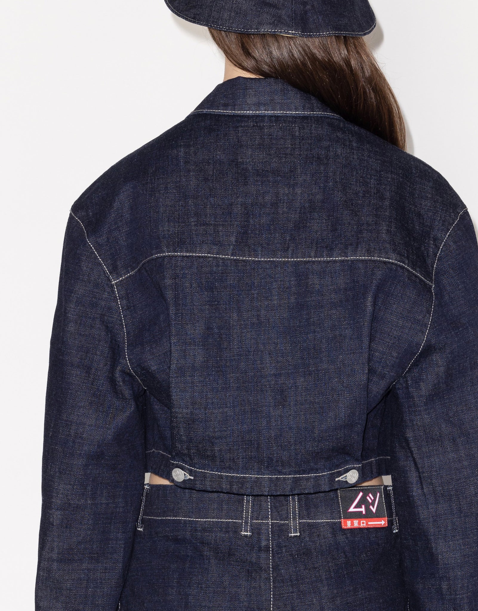 Flatliner Crop Jacket - Indigo